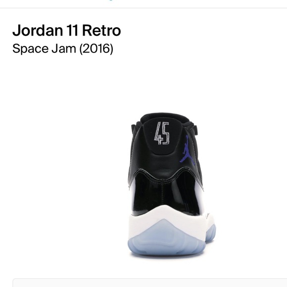 Jordan 11 Retro Space jam (2016) mens size 8 - Picture 3 of 4